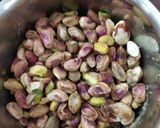 A picture of step 1 of Almonds pistachios Burfi.