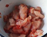 Фото кроку 2 до Мясо по-французски с филе курицей.
