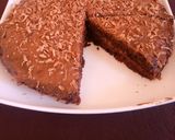 A picture of step 14 of Moist chocolate cake using table top cooker.