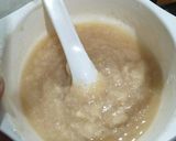 Foto langkah ke 3 dari resep Mpasi 6Mos - Bubur nasi udang edamame.