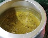A picture of step 1 of Mung bean Curry.