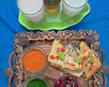 सैंडविच स्टफ़िंग जिनि डोसा स्टाईल (sandwich stuffing jini dosa style recipe in Hindi) रेसिपी चरण 9 फोटो