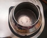 A picture of step 3 of Wheat and hand pound rice puttu.