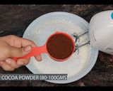 A picture of step 3 of Easy chocolate ice cream recipe eggless without ice cream maker.