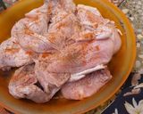 A picture of step 1 of Chicken soup.