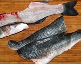 Foto del passaggio 1 della ricetta Risotto al Branzino e Champignons con Bottarga di Tonno