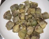 Foto del paso 3 de la receta: Alcachofas con jamón y picatostes