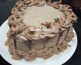 A picture of step 1 of Chocolate cake.