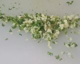 A picture of step 2 of Spinach cheese filled piglets bun.