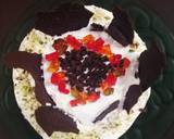 Steamed chocolate brownie cake with jelly and choco chips recipe step 8 photo
