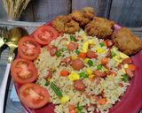Foto langkah ke 8 dari resep Nasi Goreng Hongkong.