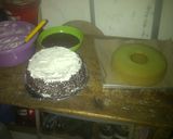 Foto langkah ke 3 dari resep Black forest (baked cake).