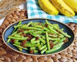 Foto langkah ke 6 dari resep Tumis buncis ebi.