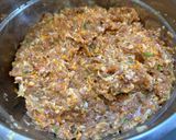 A picture of step 1 of Longanisa Lumpiang Shanghai.