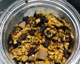 A picture of step 7 of Chocolate Raisin Granola.