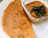 A picture of step 6 of Instant Barnyard millet Tomato Dosa.