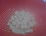 Diós gnocchi, csokiöntettel recept fázis 11 fotója
