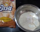 A picture of step 1 of Ramdana (Rajgira) dosa.