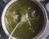 A picture of step 3 of Tulsi sudha.
