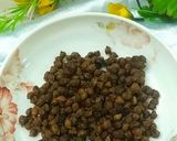 A picture of step 1 of Chatpata Chana chat.