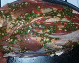 Foto del paso 4 de la receta: Tortuguita rellena al horno con puré de papas cremoso!