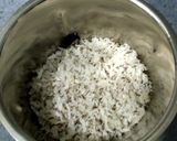A picture of step 1 of Rawa Coconut or Goan Baath Cake.