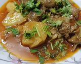 A picture of step 5 of Mutton Alu.