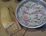 Foto del paso 6 de la receta: Papardeles al huevo con crema