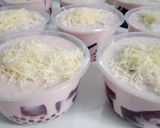 Foto langkah ke 6 dari resep Taro milk cheese aka ubee jelly salad.