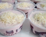 Foto langkah ke 6 dari resep Taro milk cheese aka ubee jelly salad.