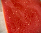 Foto del paso 1 de la receta: Torrijas saladas de tomate y jamón ibérico