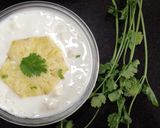 A picture of step 3 of Pineapple raita.