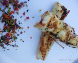 A picture of step 5 of Kulcha rolls.