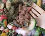 Zöldséges-szalonnás ragu recept fázis 2 fotója