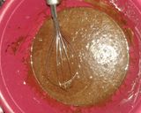 Foto langkah ke 3 dari resep Brownis Kukus Sederhana Toping Milo.