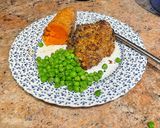 A picture of step 5 of Airfryer fried chicken with the Galanz.