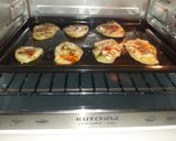 A picture of step 6 of Deep fried potato pizza..And'Oven.