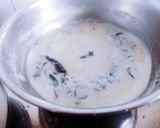 A picture of step 3 of Healthy tasty peanut powder Gujarati farali curry(Kadhi) with Sama rice.