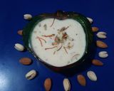 A picture of step 3 of Sabudana kheer.