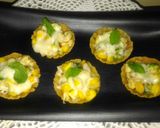 A picture of step 3 of Cheesy Corn Canapés.
