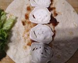 Une image de l'étape 2 de Wraps chèvre figue.