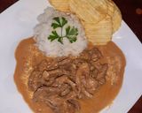 Foto del paso 3 de la receta: Strogonoff de Carne al Estilo Brasilero - Estrogonofe de Carne Simples