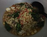 Foto langkah ke 4 dari resep Mie Tek Tek Kailan.