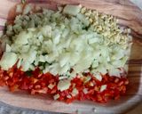 Foto del paso 1 de la receta: Tallarín de pollo casero