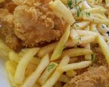 A picture of step 2 of Sour fish and chips.