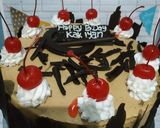 Foto langkah ke 4 dari resep Black Forest cake tart.