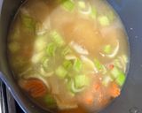 A picture of step 1 of Filipino Chicken Sopas (One-Pot).