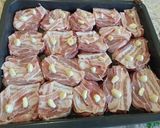 Baconös, fokhagymás sertéskaraj sütőben sütve recept fázis 3 fotója