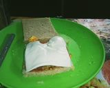 A picture of step 1 of Air Fryer Egg Bread Pizza.
