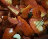 A picture of step 2 of Veg Dhansak.